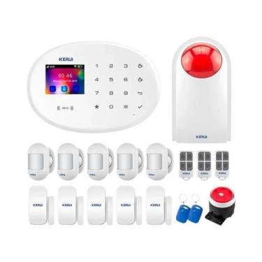 Imagem de Kit De Sistema De Alarme Inteligente WIFI GSM Com Sensor De Porta, Det