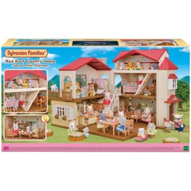 Imagem de Casa Telhado Vermelho Com Luzes Sylvanian Families-epoch