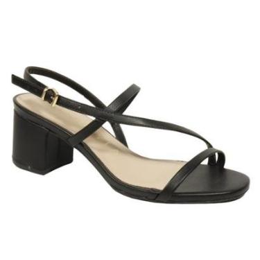 Imagem de Sandália Mariotta Salto Grosso Médio 20405-02-Feminino
