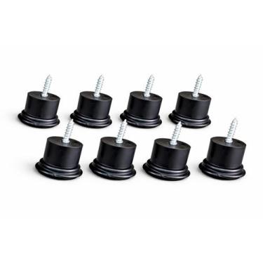 Imagem de Pes Para Moveis em Geral e Sofá Com Altura de 3,3cm na Cor Preto Redon