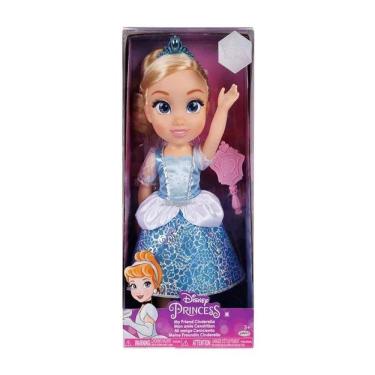 Imagem de Boneca Princesas Disney Articulada Cinderella 38Cm Multikids