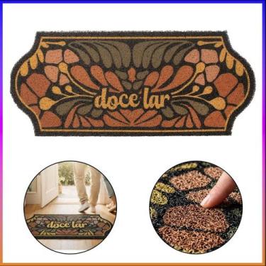 Imagem de Capacho Vinil PVC Kapazi Doce Harmonia Antiderrapante 30x70