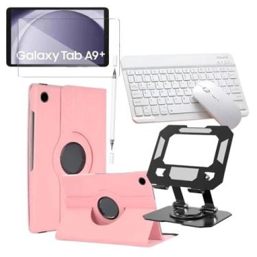 Imagem de Kit Completo P/tablet Samsung A9 Plus 11' Capa +Suporte+ Pel - Generic