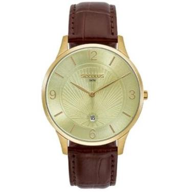 Imagem de Relógio Seculus 44342GPSVDC2 Masculino 41mm Aço Inox-Masculino