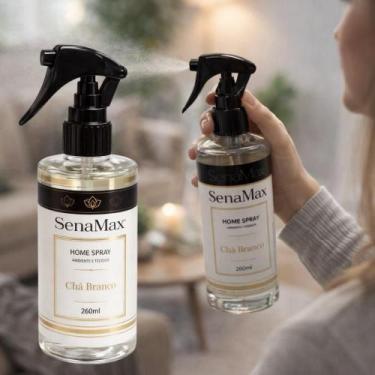 Imagem de Spray Para ambientes e tecidos Chá branco 260ml - Transparente - Senal