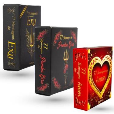 Imagem de Kit 3 Box 77 Mensagens Cada  Pomba Gira, Exu & Amor - Lua Mística Orig