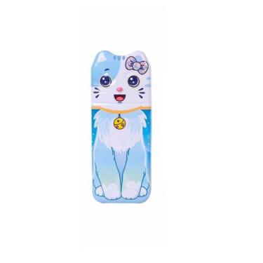 Imagem de ESTOJO METALICO - GATINHOS - Lyke -, azul