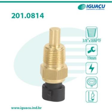 Imagem de Sensor de temperatura de água Chevrolet Omega 1998 a 2004 - IGUAÇU