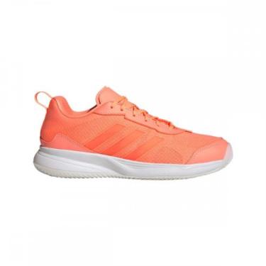 Imagem de Tenis Adidas Avaflash Jr4515 Indoor Quadra Padel, Laranja, 37