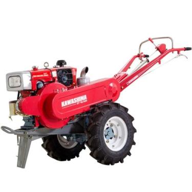 Imagem de Microtrator à Diesel Kawashima ZT18 Partida Elétrica 18HP