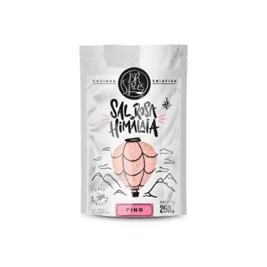 Imagem de Sal Rosa Do Himalaia Fino Br Spices Pouch 250g