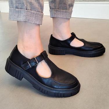 Imagem de Mocassim Boneca Tratorado Feminino Firezzi 2517303, Preto, 35