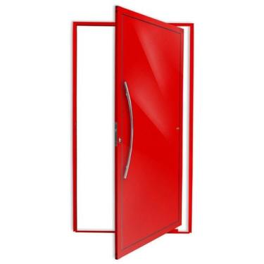 Imagem de Porta Pivotante Lambril Savana com Puxador Super 210cm x 100cm Brimak 