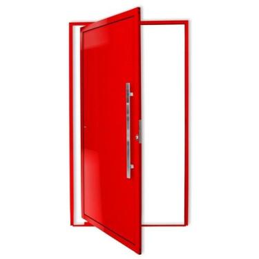 Imagem de Porta Pivotante Lambril com Puxador Super 210cm x 120cm Brimak Abertur
