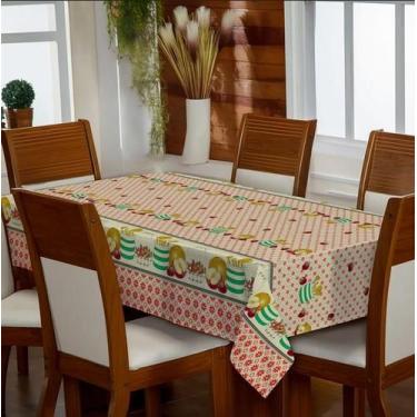 Imagem de Toalha de Mesa 6 Lugares Maçã - 20398/6 V04 - Textil Giordano, Maçã - 