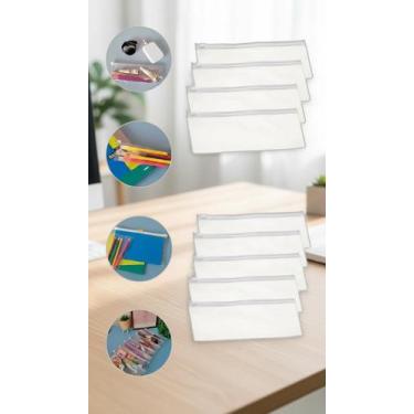 Imagem de Kit 40 Estojos Organizadores PVC Zip Lock 22x8cm - Congratulations Sto