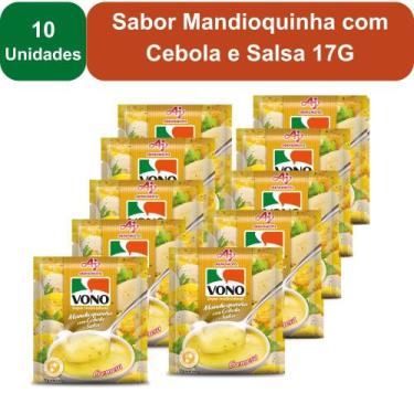 Imagem de Kit 10 Unidades Sopas Cremosas VONO Individual Sabor Mandioquinha com 