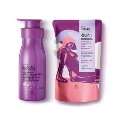 Imagem de Kit Creme Desodorante Nutritivo para o Corpo Tododia Ameixa e Flor de 