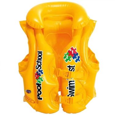 Imagem de Boia Colete Inflável de criança para piscina Intex 3 a 6 anos até 30kg - Colete de piscina para crianças