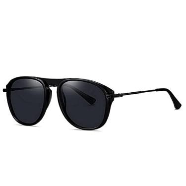 Imagem de Óculos de Sol Masculino Design Piloto Óculos para Dirigir Lentes Polarizados com Proteção Uv400 (C2)
