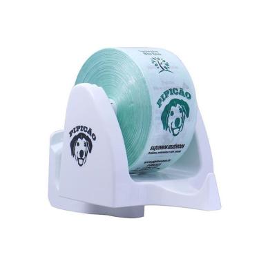 Imagem de Coletor de Fezes de Cachorro Branco Com Saquinhos Cata Caca