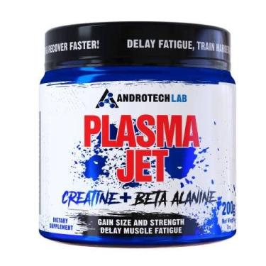 Imagem de Creatina Plasma Jet + Beta Alanina 200g Androtech Lab | Ganho de Massa Muscular | Diminui a Fadiga | Creatina Monohidratada Pura