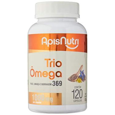 Imagem de Apisnutri Trio Omega 3 6 9, 1000 mg, 120 Caps