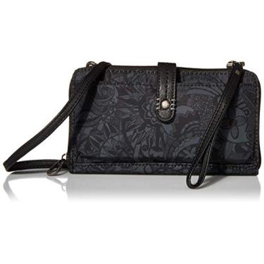 Imagem de Sakroots Bolsa tiracolo para smartphone Artist Circle, Black Spirit Desert, One Size