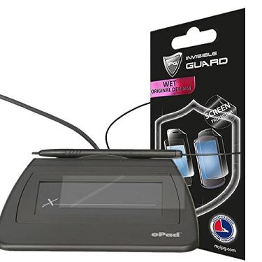 Imagem de IPG para ePadlink Epad E-Signature Capt Pad Sw W2K/XP película protetora de tela 3 unidades de substituição gratuita garantia de proteção de tela transparente sem bolhas