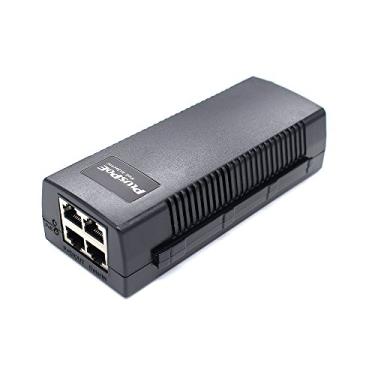 Imagem de Adaptador injetor Gigabit Power Over Ethernet de duas portas PLUSPOE (35 watts máx.) com 2 PoE para câmeras IP, telefones VOIP ou pontos de acesso e outros dispositivos 802.3af