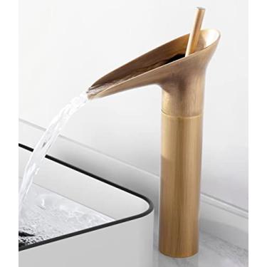 Imagem de Cachoeira Pia Torneira Do Banheiro Torneira De Água Preta Bico Montado na Mesa Furo Único Bacia De Água Quente Fria Misturador Torneira Do Banheiro,2