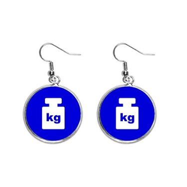 Imagem de Brinco de prata com pingente de orelha quadrado azul peso joia feminina