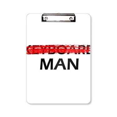 Imagem de Placa de apoio Don't Be A Keyboard Man para prancheta pasta, bloco de escrita A4