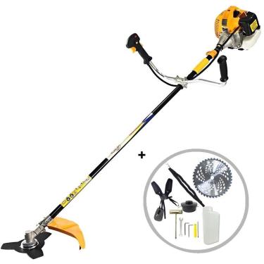 Imagem de Roçadeira Profissional Vulcan VR520H 2T 52CC para Trabalho Pesado + Faca Circular De Vi...