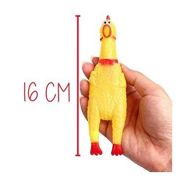 Imagem de Brinquedo PET Frango Galinha de Borracha Grande