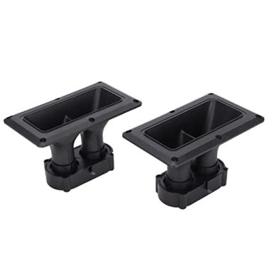 Imagem de Tweeter De Chifre De Dispersão Ampla, Chifre De Guia De Ondas Tweeter De Driver Quadrado Universal Dual Drive Cerâmico De Alta Sensibilidade Acessórios De áudio De Alto-falante Piezoelétrico