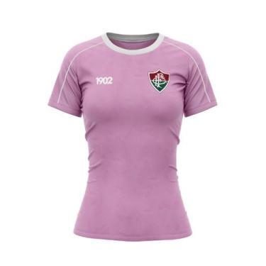 Imagem de Camisa Fluminense Baby Look Sea Rosa - Feminina - Braziline