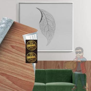 Imagem de Papel de Parede 3D Adesivo Madeira Angico 10m – Textura Ripada Rustica, Lavável e Auto Adesivo | Revestimento Premium para Sala e Quarto (Flysea)