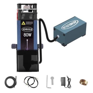 Imagem de módulo de corte de gravação a laser de 80 W para cortador a laser e máquina de gravação a laser, potência de saída de 10 W,FAC integrado,ponto comprimido duplo ultrafino CNC escultura DIY Laser Master