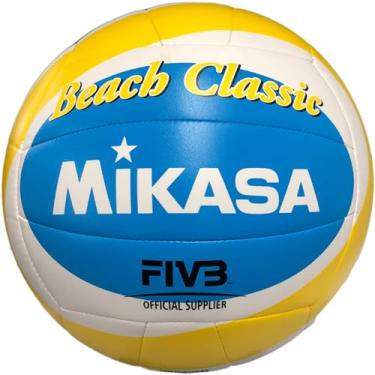 Imagem de Bola de Vôlei de Areia Mikasa Oficial Original Beach Classic BV543C-VXB-YSB