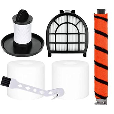 Imagem de Yuiviot Peças de substituição de filtro para aspirador de pó Shark LZ600 LZ601 LZ602 APEX UpLight Lift Away DuoClean, 1 rolo de escova de limpeza macio, 1 filtro hepa e pré-motor, 2 filtros de espuma,