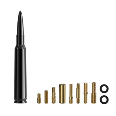 Imagem de Antena bala universal StickyDeal para substituição de veículo para carro compatível com Ford F150 F250 F350 Super Duty Raptor Dodge RAM 1500 2500 3500