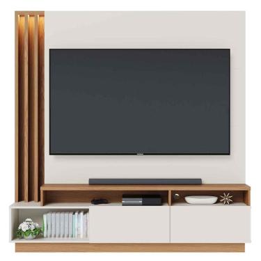 Imagem de Painel Home Theater Itaumá 2 Portas Basculante 75" Polegadas