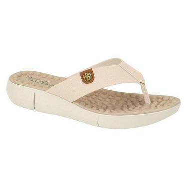 Imagem de Chinelo Tamanco Modare 7142106 Feminino, Creme, 35