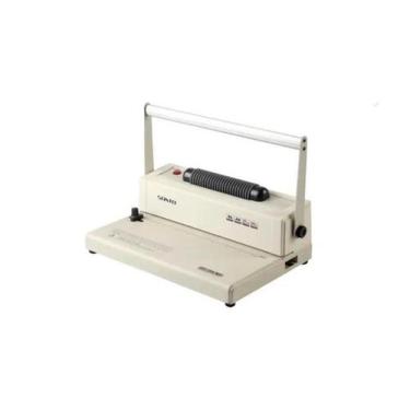 Imagem de Encadernadora Manual E Colocadora De Espiral Elétrica A4 - Motivate