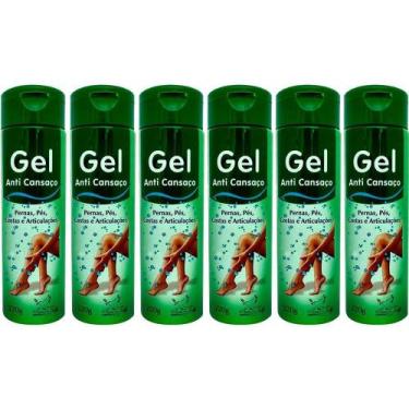 Imagem de Atacado 6 Gel Massageador Anti Cansaço 220G Pernas Pé Costas - San Jul