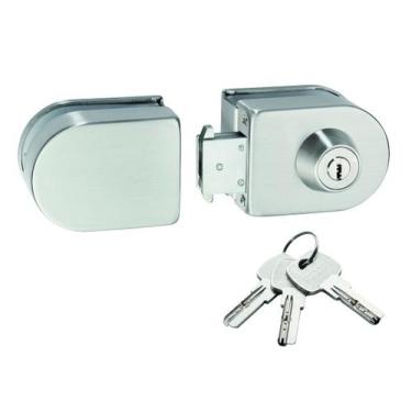 Imagem de Fechadura Auxiliar Pressão Vidro Vidro Porta De Correr Vp530 - Soprano