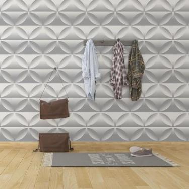 Imagem de Intersecção 3D - Papel De Parede - 0,58 X 1,50M - Leguts Adesivos