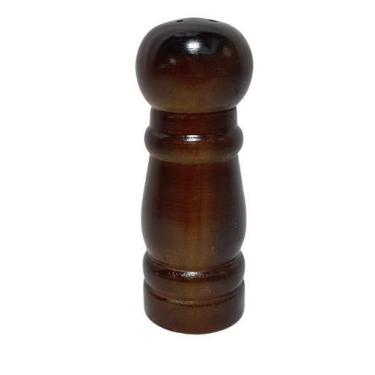 Imagem de Saleiro Pimenteiro Madeira Porta Condimento Cozinha 13cm - MktPlace,  