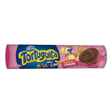 Imagem de Biscoito Recheado Arcor Tortuguita Chocolate/Morango 120g